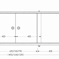 Экран Aquanet Kupe 159см 273299 белый