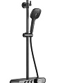 Душевая стойка ARROW AG3323SHMB с термостатом, черный матовый