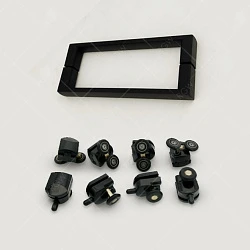 Душевой уголок RGW Classic CL-44B (885-900)*(985-1000)x1850 стекло прозрачное, профиль черный