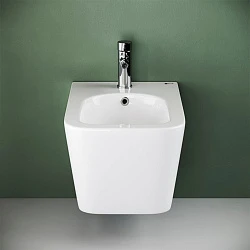 Биде подвесное Ceramica Nova Metric CN3008 белый глянец