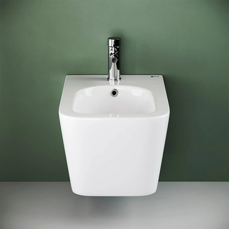 Биде подвесное Ceramica Nova Metric CN3008 белый глянец