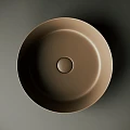 Раковина накладная Ceramica Nova Element CN6022MDB коричневый матовый