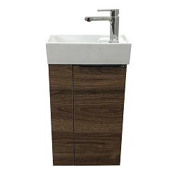 Тумба с раковиной Comforty Асти 40 00-00000834CF дуб темно-коричневый