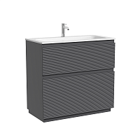 Тумба под раковину Sancos Folk Floor 90 FL90FGS напольная, Grey soft