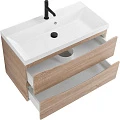 Тумба с раковиной BelBagno MARINO-900-2C-SO-WO-P