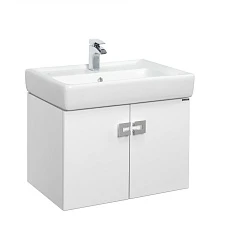 Тумба с раковиной Aquaton Оптима 70 белая