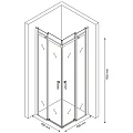 Душевой уголок Berges Melita 90x90см 061028 профиль хром, стекло прозрачное