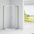 Душевой уголок Cezares Eco 80x80см ECO-O-A-2-80-P-Cr профиль хром, стекло рифленое
