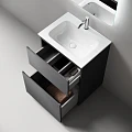 Тумба под раковину Sancos Folk Floor 60 FL60FGS напольная, Grey soft