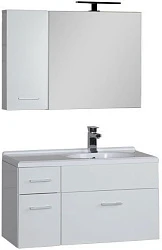 Мебель для ванной Aquanet Данте 85 R белый камерино 1 навесной шкафчик