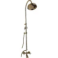 Душевая стойка Cezares Golf GOLF-CVD-02-Bi бронза