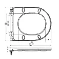 Крышка-сиденье BelBagno BB902SC с микролифтом, белое