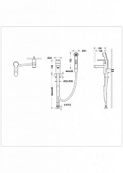 Смеситель для раковины Bravat Art F175109U бронза