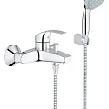 Смеситель для ванны с душем Grohe Eurosmart New 3330220A хром