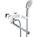 Универсальный смеситель Wasserkraft Aller 1062LWHITE хром / белый