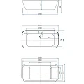 Акриловая ванна Allen Brau Infinity 170x80 2.21001.21/AM антрацит матовый