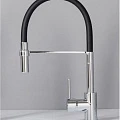 Смеситель для кухни Aquanet FF6215 черный / хром