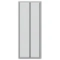 Душевая дверь в нишу Bravat Drop 100x200см BD100.4120A профиль хром, стекло прозрачное