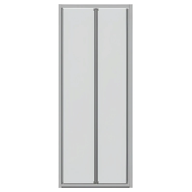 Душевая дверь в нишу Bravat Drop 100x200см BD100.4120A профиль хром, стекло прозрачное