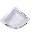 Акриловая ванна Orans OLS-BT65107 150x150см 6510700 с гидромассажем, белая глянцевая