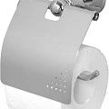 Держатель туалетной бумаги Aquanet 5586 с крышкой, хром