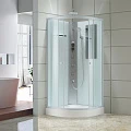 Душевая кабина Black & White Galaxy 90х90см G5701 5701900 профиль хром, стекло прозрачное