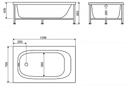 Экран BelBagno 140см BB-140-SCR белый