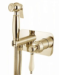 Гигиенический душ Cezares APHRODITE-DIF-03/24-Bi со смесителем, золото