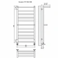 Полотенцесушитель электрический Terminus Хендрикс П11 500х1086