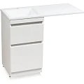 Тумба под раковину Style Line Даллас 110 СС-00002347 белый глянец