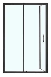 Душевой уголок Azario Milton 120х80см AZ-ND1131-L 1200 BLACK профиль черный, стекло прозрачное