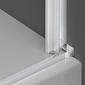 Душевая дверь в нишу Vincea Alpha 650x1950 VDP-3AL650MT профиль хром, стекло текстурное