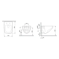 Унитаз подвесной AM.PM Inspire 2.0 C50A1700SC белый глянец