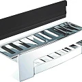 Полка Bemeta Cytro 102208292 для душа, со скребком для зеркала, хром