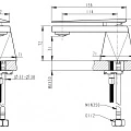 Смеситель для раковины Bravat Arc F16061C-2-ENG хром