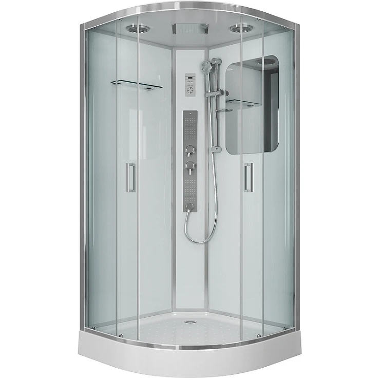 Душевая кабина Niagara Premium 100х100см NG-6002-01G профиль хром