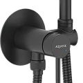 Гигиенический душ Aquatek Европа AQ1021MB со смесителем, с внутренней частью, матовый черный