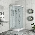 Душевая кабина Niagara Luxe 100х100см NG-7702M профиль хром