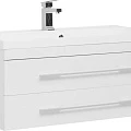 Тумба с раковиной Aquanet Нота 100 212860 белая