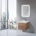 Раковина встраиваемая BelBagno Fly 60см BB600-LV-CER-N белая