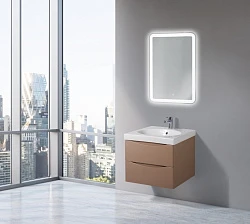 Раковина встраиваемая BelBagno Fly 60см BB600-LV-CER-N белая