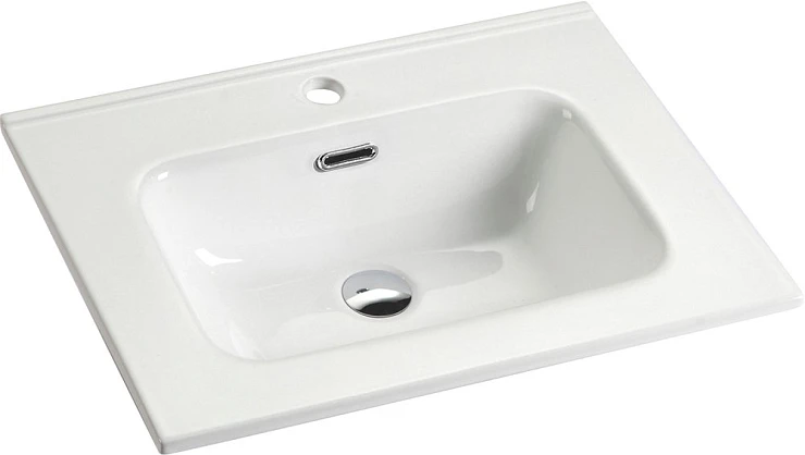 Тумба с раковиной Sancos Cento 60 белая глянцевая