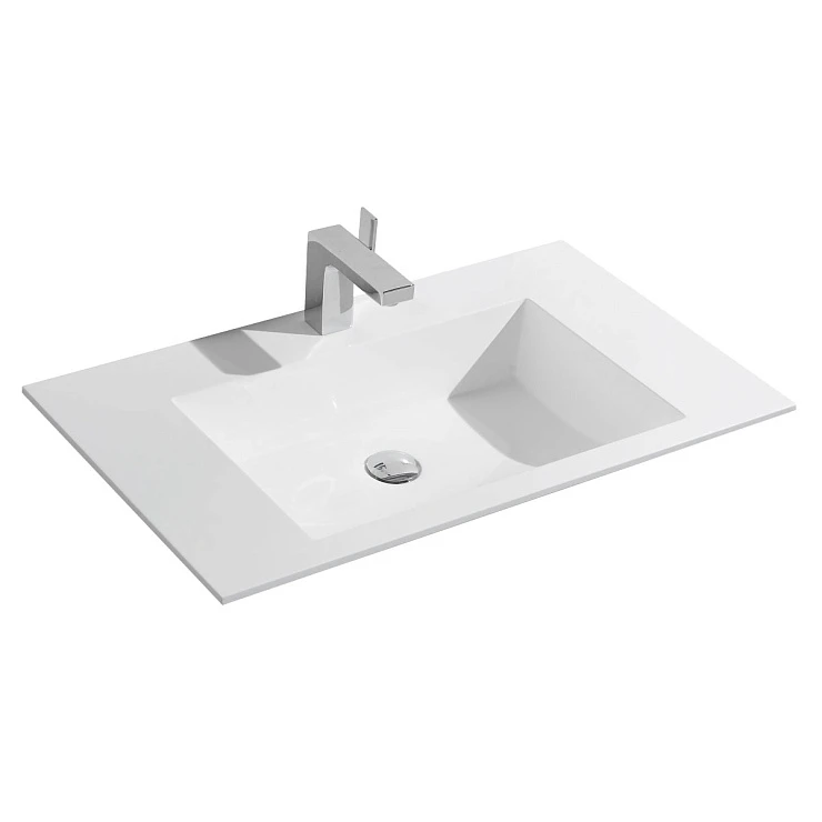 Раковина встраиваемая Vincea 80см VCB-13800W белая матовая