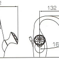 Смеситель для раковины Bravat Swan F14287G-ENG золото