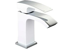 Смеситель для раковины Gappo G1007-8 белый / хром