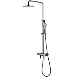 Душевая стойка Lemark Bronx LM3762GM графит