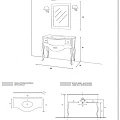 Тумба под раковину Cezares LD/02C.04 Decorato