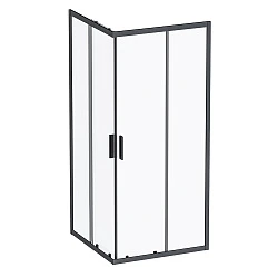Душевой уголок AM.PM Gem S 90x90см W93G-403-090BT профиль черный, стекло прозрачное