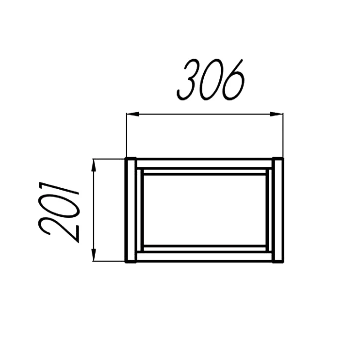 Полка Aquaton Брук 30 1A202603BCDF0 дуб феррара