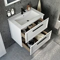 Мебель для ванной STWORKI Эстерсунд 75 белая матовая